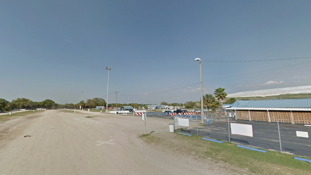 Parking lot of East Bay Raceway Park Tampa, FL